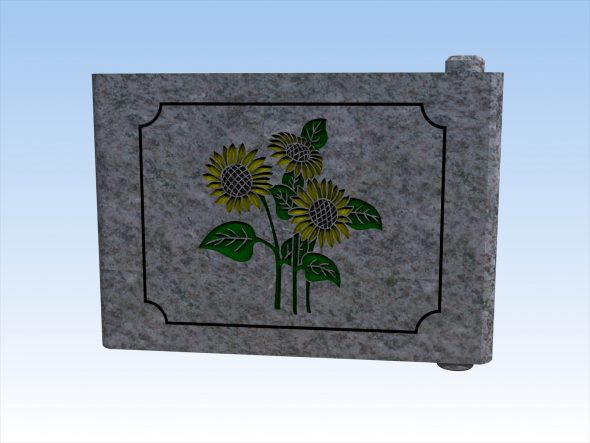 お墓のパース図